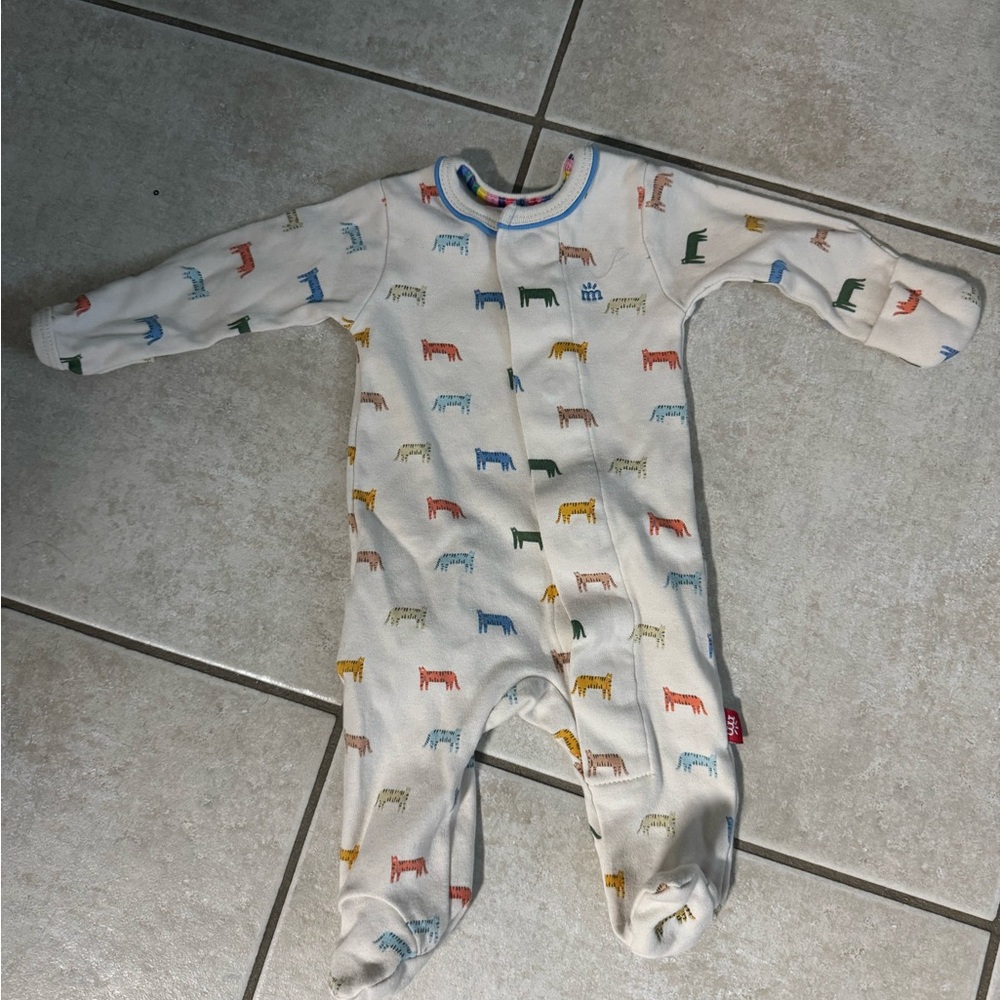 Magnetic Me Multicolor Animal Print Footie
